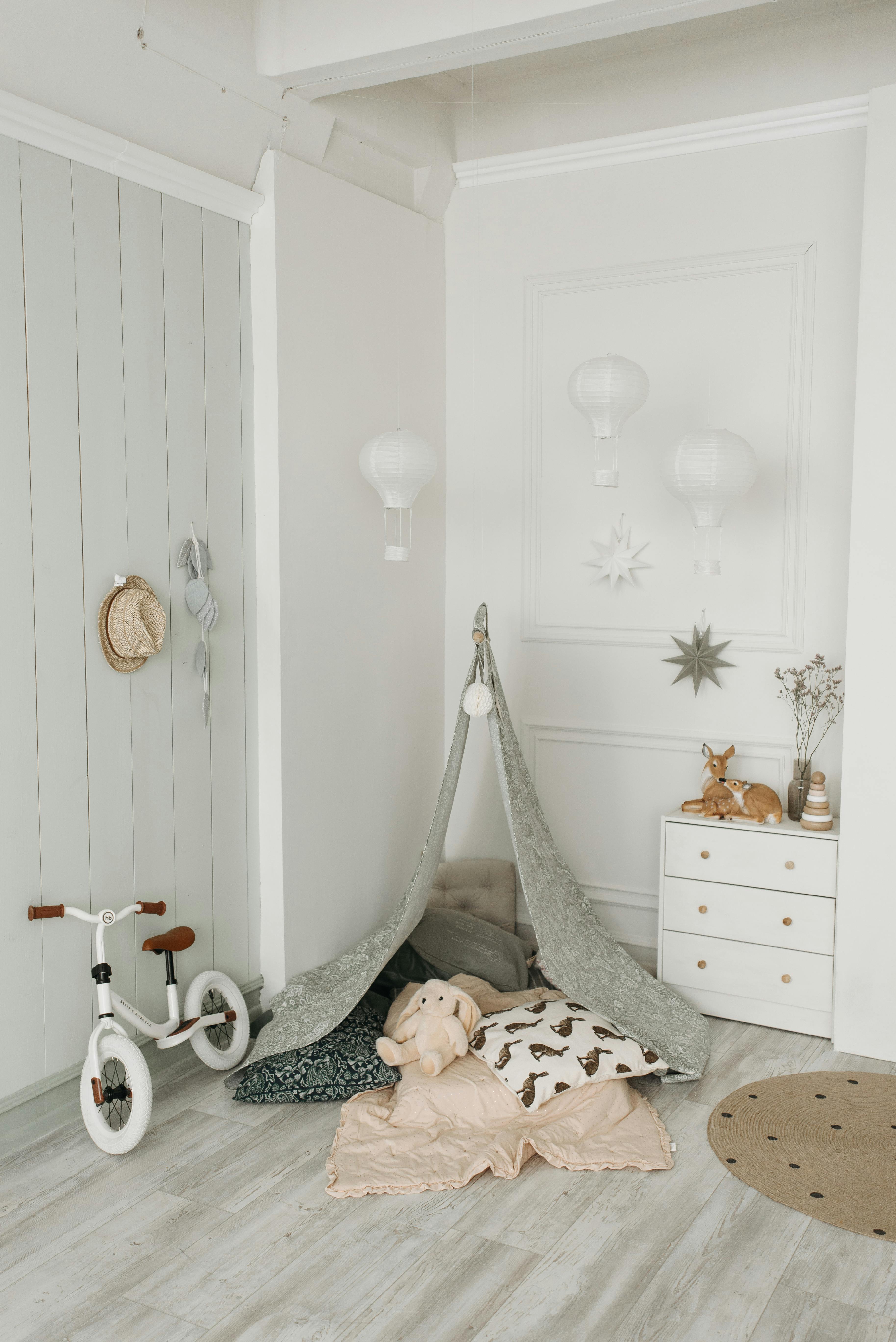Hallway with modern wall cupboard and glass door designs